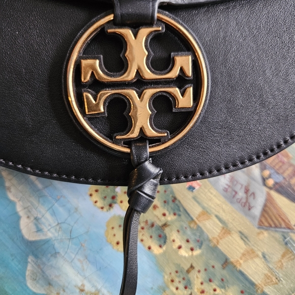 💕👜 TORY BURCH Miller Metal Saddle Bag Small - Picture 12 of 13
